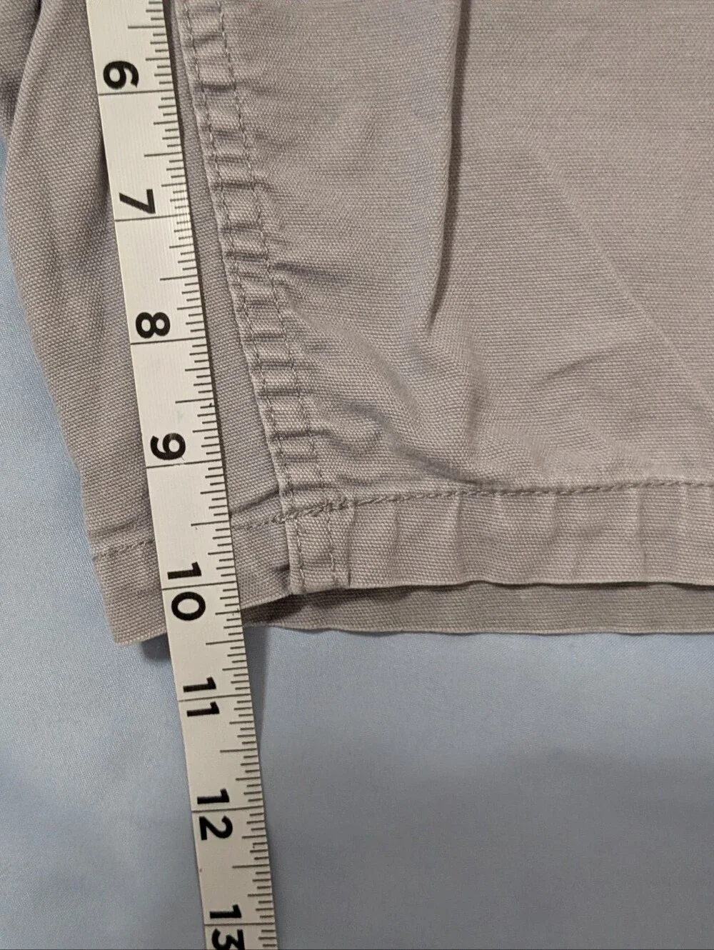 Stio Tusky Men's 36 Casual Outdoor Hiking Canvas Shorts Grey Stretch 2393